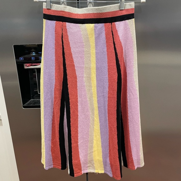 Anthropology LAIA Multicolor iridescent Skirt - Picture 2 of 7